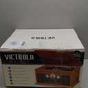 Victrola The Quincy 6-in-1 Bluetooth Record Player & Multimedia Center with Built-in Speakers 3-Speed Turntable, CD & Cassette Player, FM Radio, Wireless Music Streaming (Mahogony)