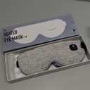 Rythboom Heated Eye Masks for Dry Eyes, Eye Relief, Cordless Warm Eye Compress, 3 Heat Levels, Graphene Material, 15 Uses, 1500mAh Rechargeable Battery, Washable Eye Heating Pad for Sleeping, Travel