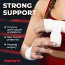 Premium White Athletic Tape for Injuries - 3 Pack with Pre-wrap - Easy Tear & No Sticky Residue - Sports Zinc Oxide Tape - Ankle, Wrist, Fingers - Ideal for Soccer, Gymnastics, Boxing