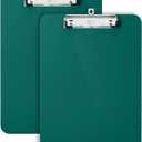 Mr. Pen- Plastic Clipboard, 12.5" x 9", 2 Pack, Clipboard Plastic, Low-Profile Metal Clip with Retractable Hanging Hole