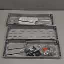 SPACELEAD Slim Storage Cart 3 Tier,Bathroom Organizer Rolling Utility,Mobile Shelving Unit Slide Out for Office, Kitchen, Laundry Room & Narrow Places,Gray (Grey)