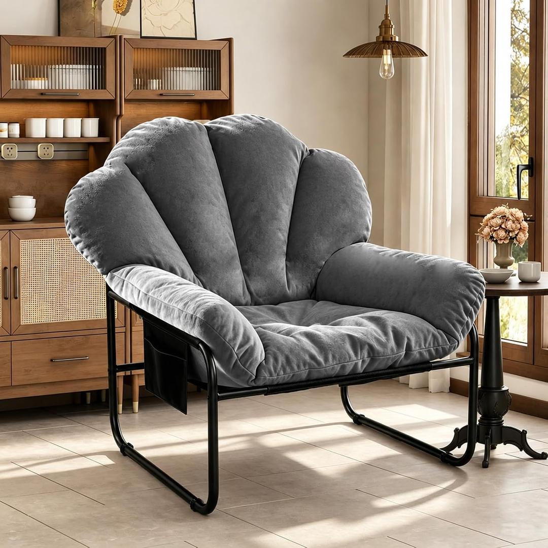 Oversized Accent Chair Living Room Chairs Soft Cushion Comfortable, 33"D x 36"W x 38"H