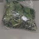 Winlyn 5.9' Long Faux Silver Dollar Eucalyptus Leaves Greenery Artificial Garland in Grey Green for Wedding Arch Swag Backdrop Doorways Table Runner Indoor Outdoor