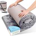 Memory Foam Camping Mattress pad,3 Inch Thick Floor Sleeping Mat Pad for Adults with Waterproof and Non-Slip Bottom, Portable Roll Up Mattress for Sleepover Guest,  Kid:62X26X3"