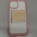 Diaclara Designed for iPhone 15 Case, Full Body Rugged Case with Built-in Touch Sensitive Anti-Scratch Screen Protector, with Camera Lens Protector for iPhone 15 6.1" (Coral Pink)