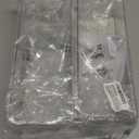 vacane 2 Pack Plastic Adhesive Mount Over Cabinet Door Organizer, Wall Organization Container Makeup Organizer Hanging Basket Bins for Kitchen, Pantry, Craft Room, Office, Space Saving Holder