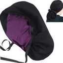 ABAMERICA Scrub Caps for Women Surgical Caps Nurse Hat Functional Ponytail Holder for Long Hair Single or Satin-Lined