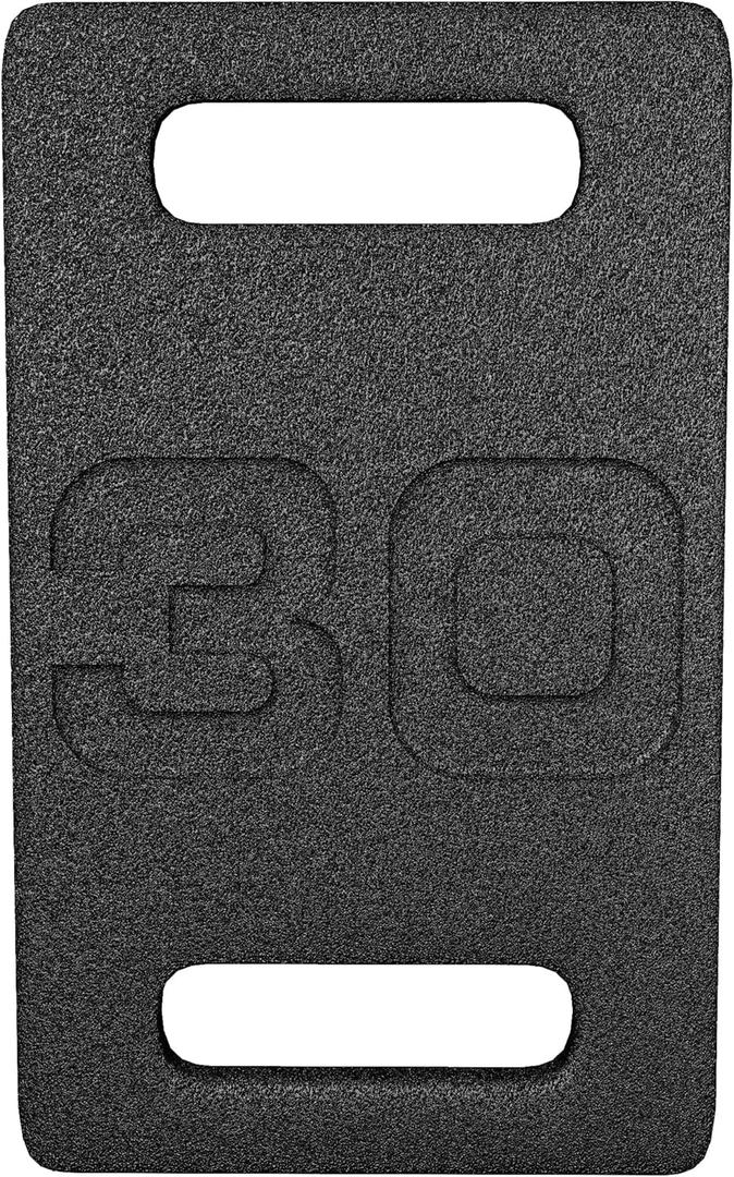 Cast Iron Plate, Weighted Plate for Swings, Squat, Strength Training, Fitness Workout, and Home Exercises, 30 Pounds
