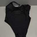 Women's Sexy One Piece Bathing Suit Swimsuit High Cut Leg Cheeky Coverage, Adjustable Thin Strap (Medium)