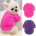 Dog Sweaters for Small Dogs Girl & Boy, Cute Puppy Clothes for Chihuahua Outfit Dog Apparel, Small, 2 Pack
