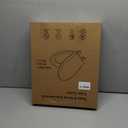 Toilet Seat Round Soft Close16.5'', Toilet Lid Slow Close Quiet No Slam, Easy Installation & ReleaseSafe PP Material Easy Clean, Comfortable Ergonomic Design, 2 Years Support, White Plastic