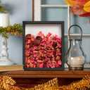 Califortree 8x10 Shadow Box Frame with Soft Linen Back - Metal Push Pins Included, Memory Shadow Box Display Case for Bouquet Awards Medals Wedding Photos and More, Black