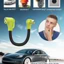 NEMA 10-50 to 14-50R EV Charger Plug Adapter Only for Tesla & EVs, STW 3/C Heavy-Duty Cable with Grip Handle, 4 Prong to 3 Prong, 6AWG 50A, 1.6FT, 125/250V