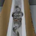 Dimmable Modern LED Bathroom Vanity Light 24 inch, 15W Spiral Design Brushed Nickel Bathroom Light Fixtures Over Mirror, Wall Sconces Lighting for Living Room Bedroom 6000K