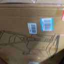 VOOI Baby Bassinet Bedside Sleeper, 3 in 1 Rocking Bassinet for Baby, Bassinet Bedside Sleeper with Wheels, Adjustable Height, Storage Basket, Mattress & Canopy, Bed Side Bassinet for Newborn