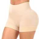 Womens Seamless Shapewear Shorts Panties Tummy Control Slimming Under Dress Booty Short Butt Lifter Underwear, Size: Small