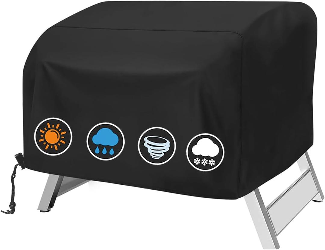 Table Top Grill Cover for Megamaster 2 Burner, Heavy Duty 600D Outdoor Waterproof Portable Tabletop Gas Grill Cover for Megamaster 2-Burner BBQ Accessories
