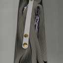 AJAZZ 100% Blackout Magnetic Door Curtain Accordion Doors Interior Closet Door Curtain Invisible Applicable Bedroom Room Living Room Doorway (Grey 52" W x 78" L 1 Panel)