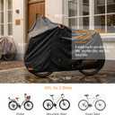 Bike Cover Waterproof Outdoor, Bicycle Cover Outdoor Storage Waterproof Protect from Rain Dust UV for Ebike Electric Bike Mountain Road Bike (XXL for 2 Bikes)