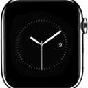 JR.DM Silver Watch Bands for Women Compatible with Apple Watch 46(S10/11)/49/45/44/42mm(S1/2/3) Adjustable Metal Single Chain Bracelet for iWatch Series (No Case)