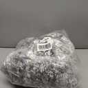 8ft Round Area Rug Living Room Rugs - 8x8 Washable Large Soft Indoor Neutral Modern Abstract Low Pile Rug Carpet for Bedroom Dining Room Farmhouse Home Office - Grey