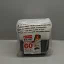 GoodCook Meal Prep Rectangle Single Compartment 30 units, Black, BPA Free