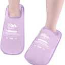 Hilph Foot Ice Pack Slippers for Plantar Fasciitis 2 Packs, Reusable Hot Cold Packs Gel Ice Slipper for Foot and Broken Toes, Gout, Foot Surgery, Neuropathy, Diabetic, Swollen (Purple)