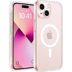 TOCOL Magnetic for iPhone 13 Pro Case Clear, Upgraded Full Camera Protection, Compatible with Magsafe, Drop Protection, Phone Cover for iPhone 13 Pro 6.1 inch (Clear)