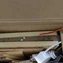 Burl Finish Nightstand with Charging Station - Farmhouse Bedside Table with USB & 2 Outlets, Night Stand with Drawer and Large Open Shelf, Vintage Dresser for Bedroom, 1 Drawer