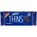 OREO Thins Chocolate Sandwich Cookies, Family Size, 11.78 oz (EXP 10/01/26)