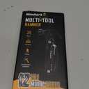 Gifts for Men, 12 in 1 Hammer Multitool, Valentines Day Gifts for Him, Anniversary Birthday Gift for Men Dad Husband Him Grandpa, Mens Valentines Gift for Camping Essentials Cool Gadgets Tools (Black)