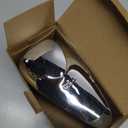 Automatic Soap Dispenser, Touchless Dish Soap Dispenser 17oz/500ml with Infrared Sensor, 5 Adjustable Soap Dispensing Levels, Liquid Hand Dispenser for Bathroom Kitchen Sink (Silver)