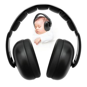 Baby Headphones for Noise - [Upgraded Baby-Friendly Version] Baby Ear Muffs Noise Protection - Baby Noise Cancelling Headphones - Baby Ear Protection for 3 Months to 2 Years, normal, Black