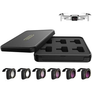 Lens Filter Set Compatible with DJI Mini 4K/Mini 2/Mavic Mini/Mini SE/Mini 2 SE Accessories 6Pcs Filter Combo Multi Coated Filters Camera Lens (CPL MCUV ND4 ND8 ND16 ND32)