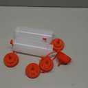 Norcalway 12 oz Condiment Squeeze Bottles for Sauces - Leak Proof - 6 Pack