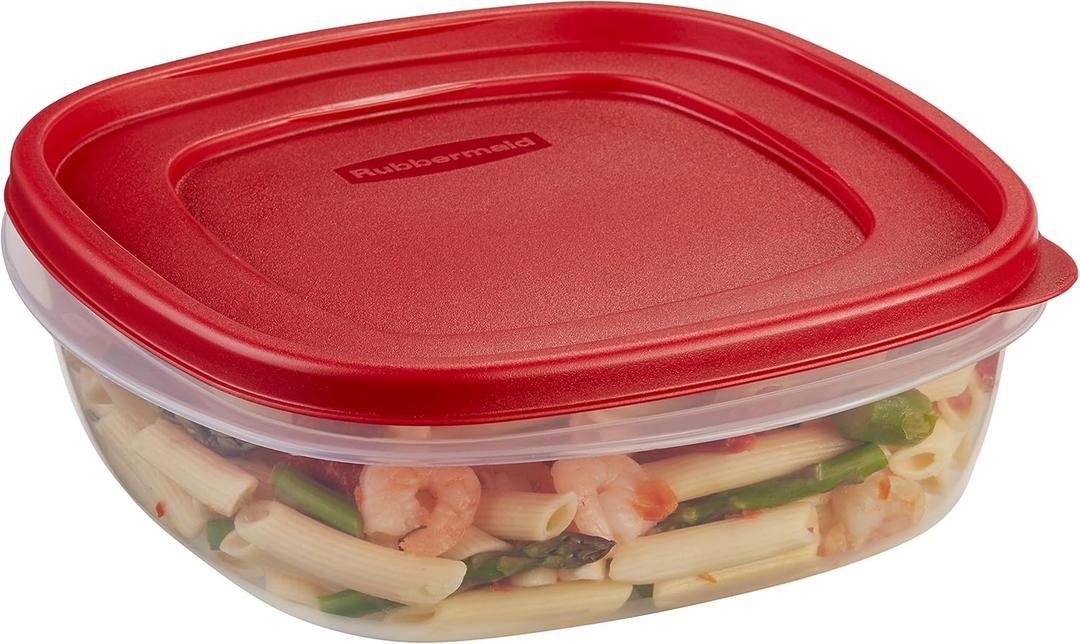 Rubbermaid 608866900580 Easy Find Lid Square 9-Cup Food Storage 1Container