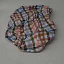 Round Vinyl Fitted Tablecloth with Flannel Backing Elastic Edge Design Table Cover Waterproof Oil-Proof PVC Table Cloth Stain-Resistant Best for 32"-36" Round (Color Checkered)