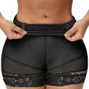 SHAPSHE Butt Lifting Shapewear for Women Tummy Control Body Shaper Shorts Slimmer Flat Tummy Butt Shaper Panties (XX-Large, Black)