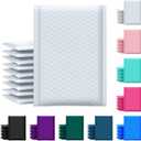 UCGOU Bubble Mailer 6x10 Inch 100 Pack, White Poly Padded Envelopes Small Business Packaging Waterproof Bags for Shipping, Self Seal Bulk Pack Mailing Jewelry Makeup Supplies (AZ307)