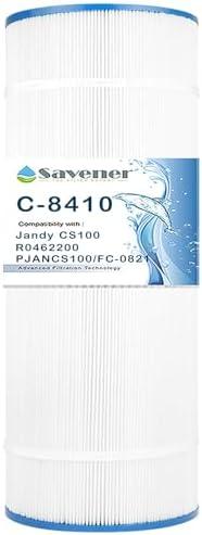 Savener Pool Filter Compatible with Jandy CS100, R0462200, PJANCS100, Unicel C-8410, FC-0821.100 sq.ft, 1 Pack