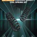 AUTOMUTO 2PCS Rear Suspension Coil Spring Set for 02-17 for Cadillac