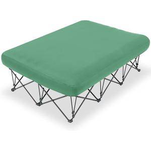 KAMPKEEPER Camping Cot,Camping Cots for Adults,Folding Camping Cot with Inflatable Air Mattress and Carry Bag,for Outdoor Travel Camp Beach Vacation (not Included The Airpump)