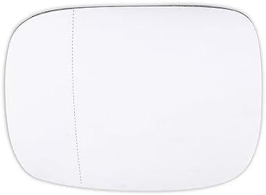 X AUTOHAUX Car Rearview Left Driver Side Heated Mirror Glass Replacement W/Backing Plate for Volvo XC70 2008-2016 XC90 2007-2014 V70 2007