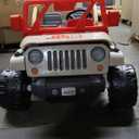 Power Wheels Jurassic Park Jeep Wrangler, battery powered ride on toy, 12Volts, 5MPH max Speed
