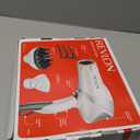 REVLON Infrared Hair Dryer with Diffuser & Concentrator - Ionic Ceramic Blow Dryer for Frizz Control, Shine, Soft Hair & Moisture Protection - 1875W Professional Salon-Quality (White)