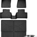 All Weather TPE Custom Fit Floor Mats & Cargo Liner for Volvo XC40 2026 2025 2024 2023 2022 2021 2020 2019 (Not for Recharge/Hybrid Models), Full Coverage for 1st & 2nd Row + Trunk (Black)