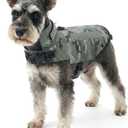 Protective Spiked Harness for Small Dogs, Removable 2-Row & 4-Row Spikes, Lightweight & Puncture-Resistant Design for Safety, Pad Configuration, Camouflage Extra Small Size (XS)