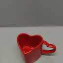 Domensi 6 Pcs 11.8 oz Valentines Heart Shaped Mugs Bulk Red Heart Coffee Cup Valentine Ceramic Mug with Handle Love Tea Cup Gift for Romantic Valentines Wedding Anniversary Couple Lover Decoration