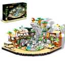 4800PCS Micro Mini Blocks Desert Zoo Building Blocks,Creative Ideals Animal Park Building Blocks Sets, Best Gift for 14+ Boys, Girls or Adults(Micro Bricks,Not Compatible with Lego Animals Zoo), Missing Pieces