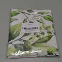 Eucalyptus Leaves Valances for Window, Kitchen Window Curtain Sage Green, Floral Leaf Decorations Valance for Living Room Laundry Bathroom 54x18 inch with 3 inch Rod Pocket
